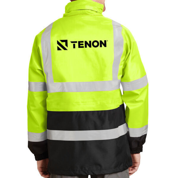 CornerStone - ANSI 107 Class 3 Waterproof Parka - Printed Logo Thumbnail