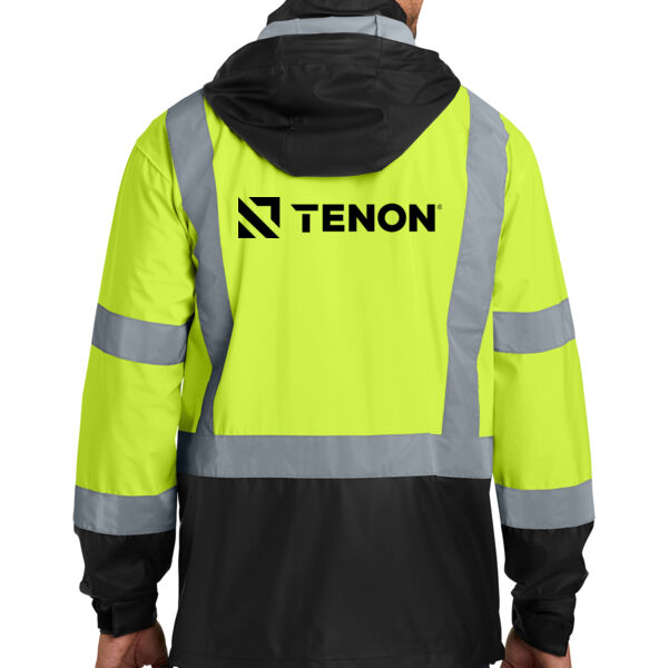 CornerStone - ANSI 107 Class 3 Safety Windbreaker - Printed Logo Thumbnail