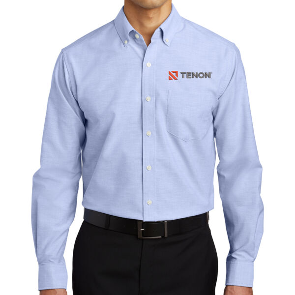 Port Authority SuperPro Oxford Shirt - Embroidered Logo Thumbnail