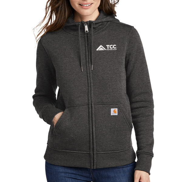 Carhartt Women's Clarksburg Full-Zip Hoodie - Embroidered Logo Thumbnail