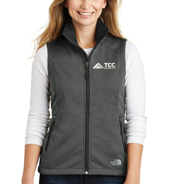 The North Face Ladies Ridgewall Soft Shell Vest - Embroidered Logo Thumbnail