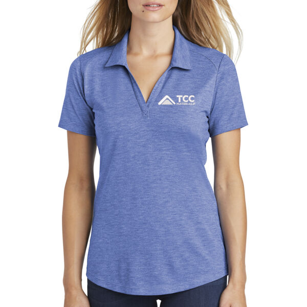 Sport-Tek Ladies PosiCharge Tri-Blend Wicking Polo - Embroidered Logo Thumbnail