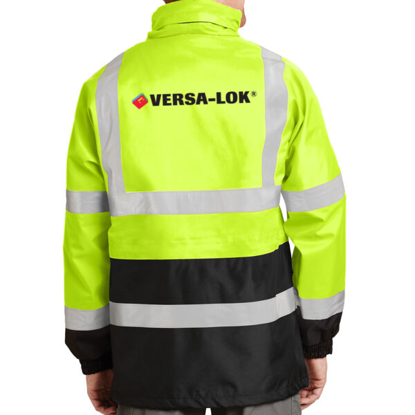 Ansi 107 Class 3 Waterproof Parka - Printed Logo Thumbnail