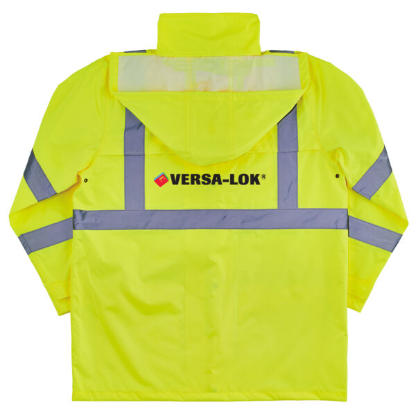 Glowear 8366 Lightweight Hi-Vis Rain Jacket - Type R, Class 3 - Printed Logo Thumbnail