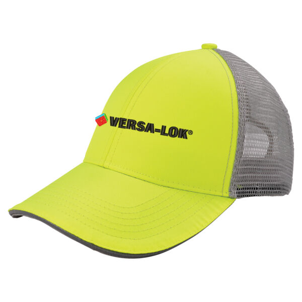 GloWear 8933 Hi-Vis Reflective Snapback Hat - Embroidered Logo Thumbnail