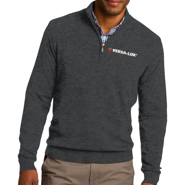 Port Authority 1/2-Zip Sweater - Embroidered Logo Thumbnail
