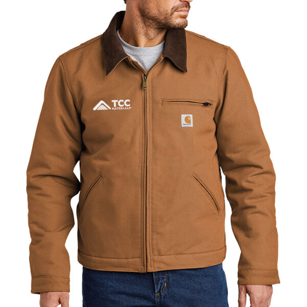 Carhartt® Duck Detroit Jacket - Embroidered Logos Thumbnail