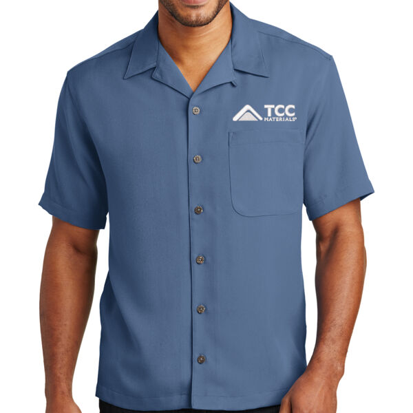 Port Authority® Easy Care Camp Shirt - Embroidered Logos Thumbnail
