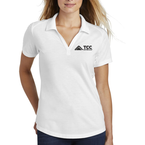 Sport-Tek ® Ladies PosiCharge ® Tri-Blend Wicking Polo - Embroidered Logos Thumbnail