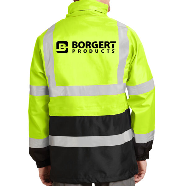 CornerStone - ANSI 107 Class 3 Waterproof Parka - Screen Print Logo Thumbnail