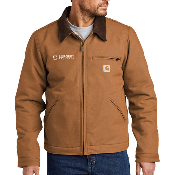 Carhartt Duck Detroit Jacket - Embroidered Logo Thumbnail