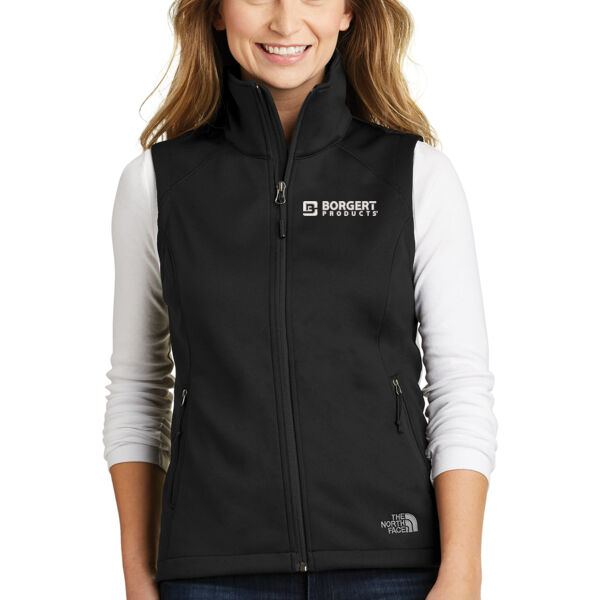 The North Face Ladies Ridgewall Soft Shell Vest - Embroidered Logo Thumbnail
