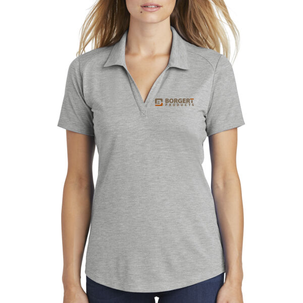 Sport-Tek Ladies PosiCharge Tri-Blend Wicking Polo - Embroidered Logo Thumbnail