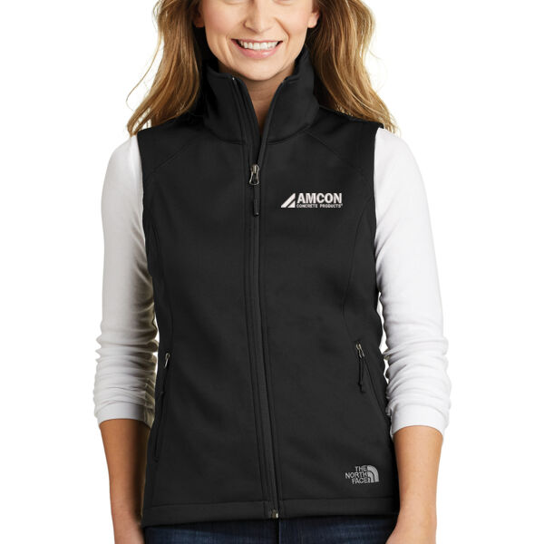 The North Face Ladies Ridgewall Soft Shell Vest - Embroidered Logo Thumbnail