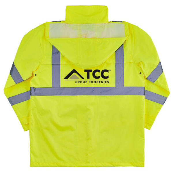 Glowear 8366 Lightweight Hi-Vis Rain Jacket - Type R, Class 3 - Printed Logo Thumbnail