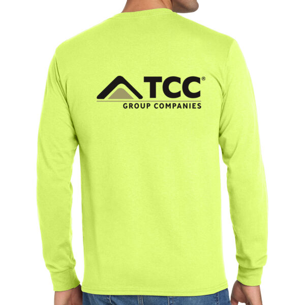 Dri Power ® 50/50 Cotton/Poly Long Sleeve T Shirt - Printed Logo Thumbnail