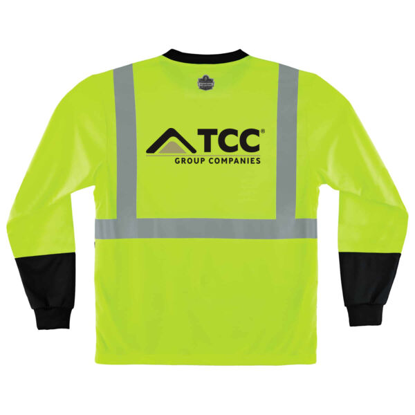 GloWear® 8291BK Type R Class 2 Black Front Long Sleeve - Printed Logo Thumbnail