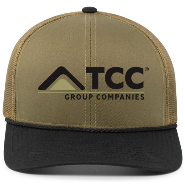Pacific Headwear Trucker Snapback Braid Cap - Embroidered Logo Thumbnail