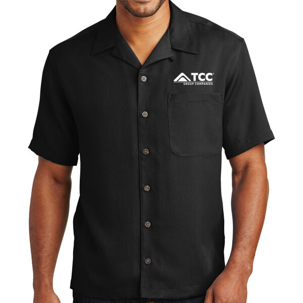 Port Authority Easy Care Camp Shirt - Embroidered Logo Thumbnail