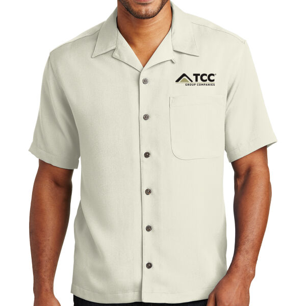 Port Authority Easy Care Camp Shirt - Embroidered Logo Thumbnail